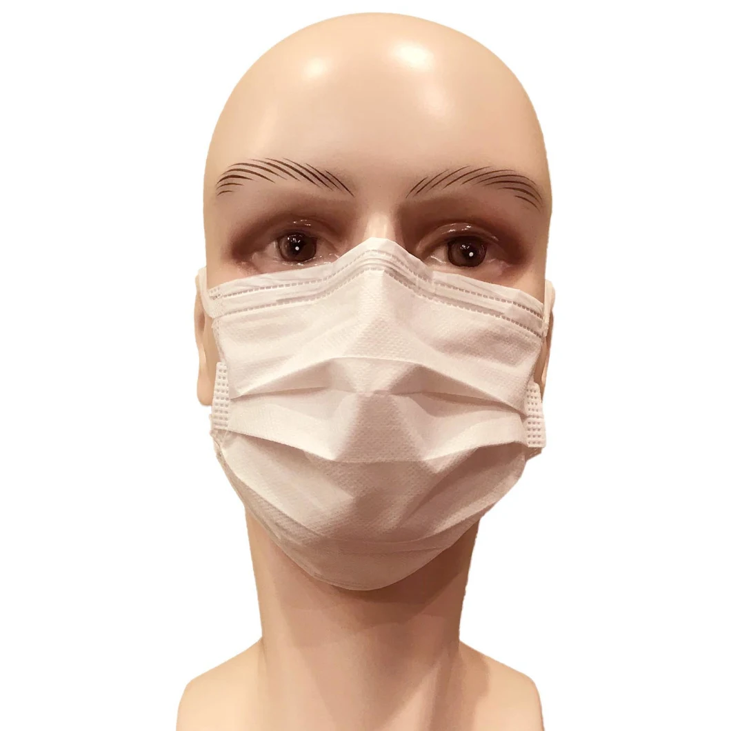 Disposable Nonwoven Ce Bfe95 Bfe99 ISO 13485 3ply Medical Surgeon Surgical Hospital Face Mask with Earloops